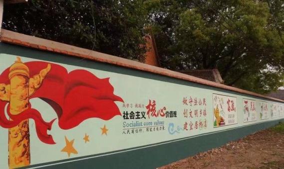安庆墙体广告之彩绘