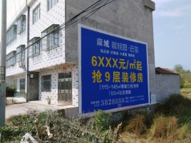 安庆墙体广告质量分析
